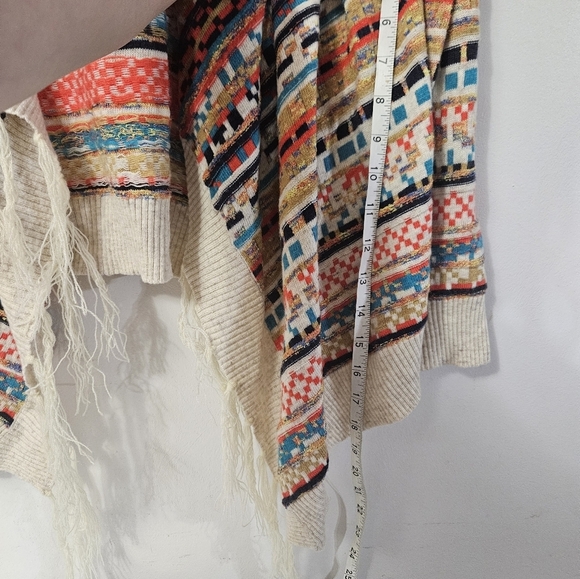 Ya Los Angeles Aztec Multicolor Open Front Sweater! - Picture 5 of 5